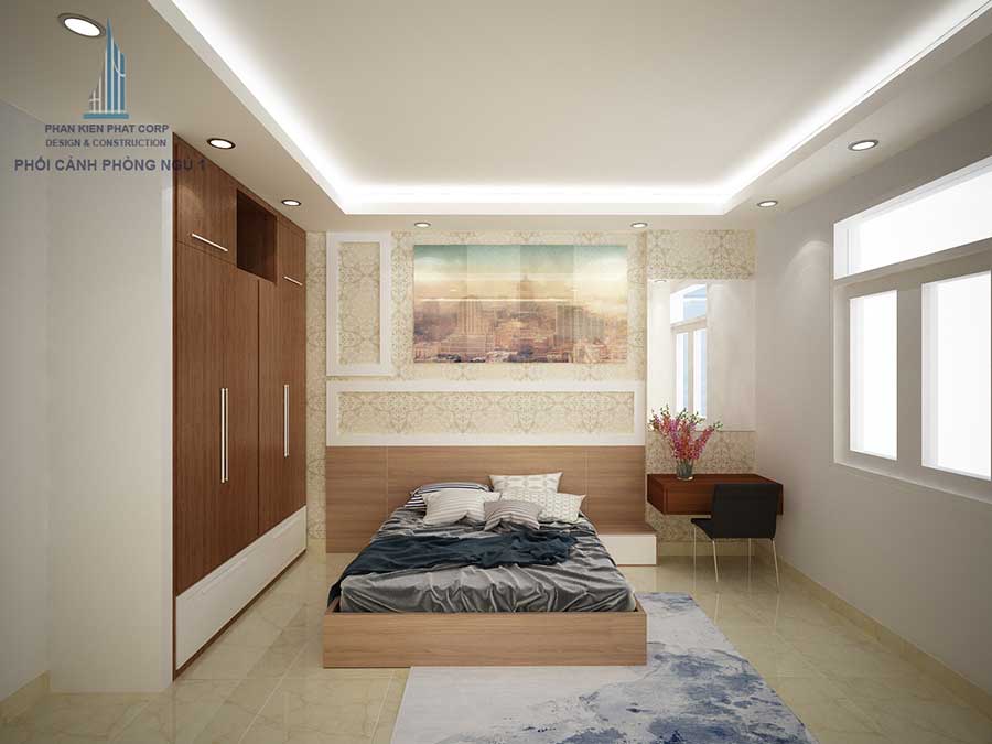 Thiết kế biệt thự - Phòng ngủ 1 góc 2